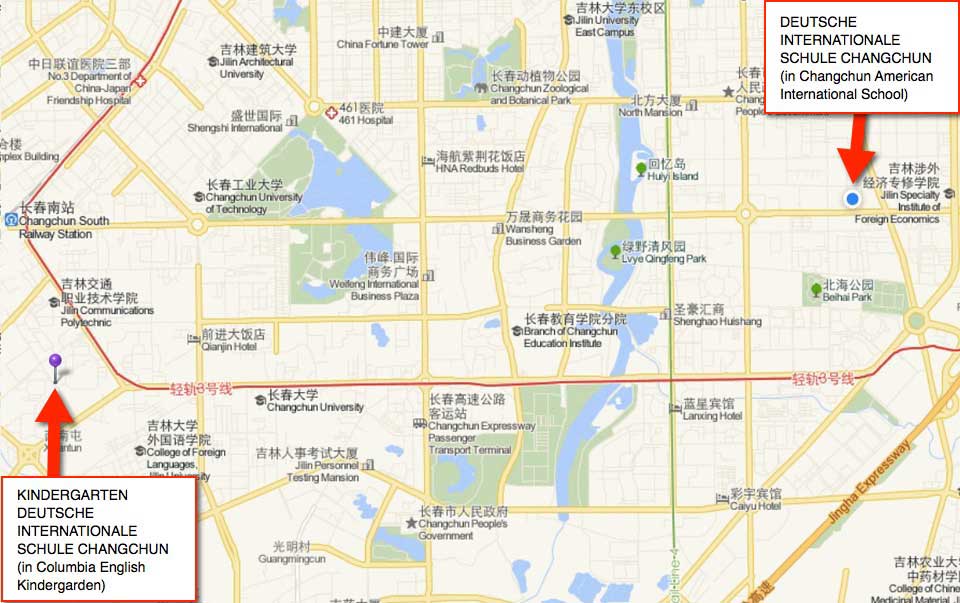 anfahrt deutsche schule changchun