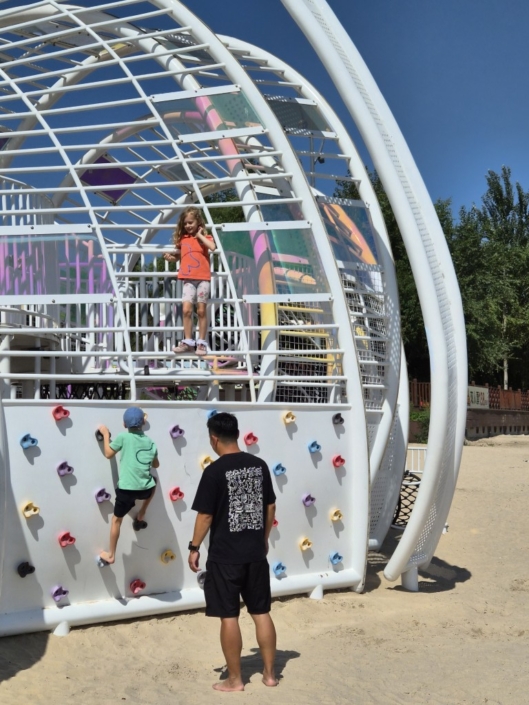 zum Strand des Beihu Parks - (9)